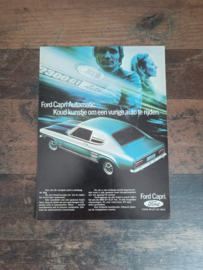 Reclame: Ford Capri (1973) 29 x 21 cm