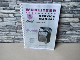 Service Manual (Wurlitzer 2150) Repro New !!!