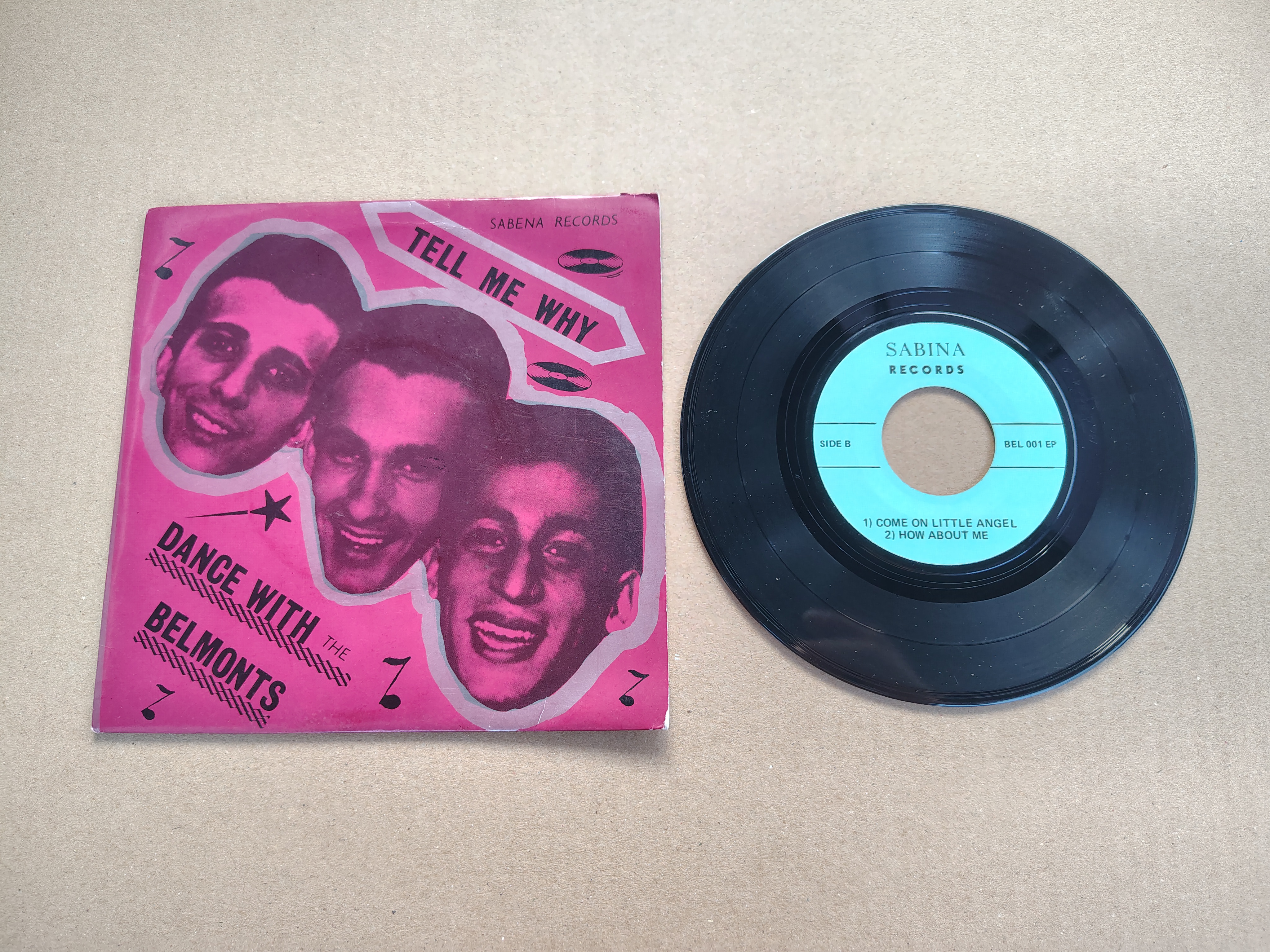 7" Single EP: The Belmonts - American Doo - Wop (60's)