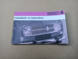 Instruction Book: Renault 4 (1968) France