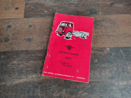 Instructie Boekje: DAF T1800 DS/ 1900DD/ Vrachtwagen (1963)