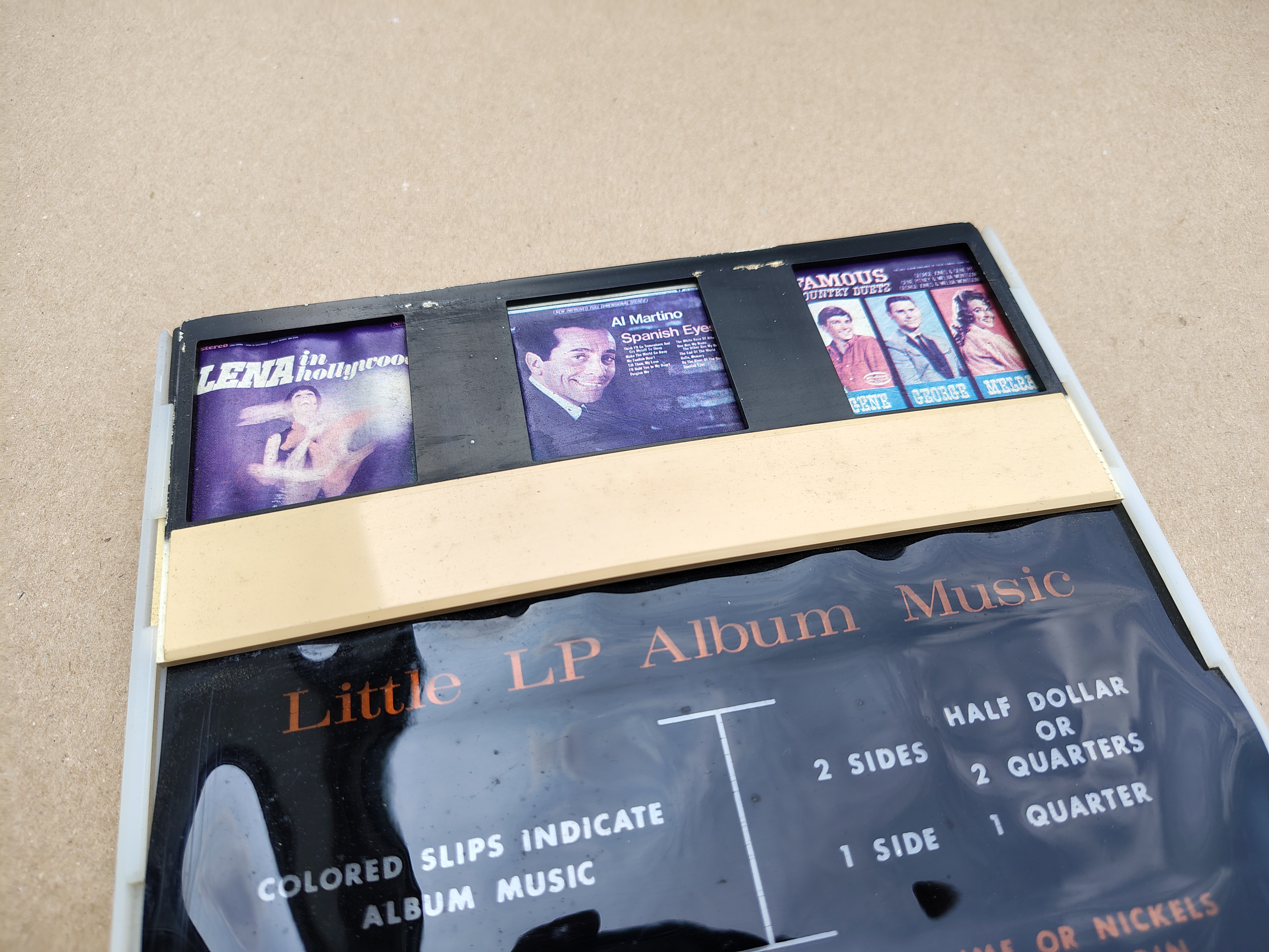 Single Cover /Inside (Wurlitzer 3000/ 3010)