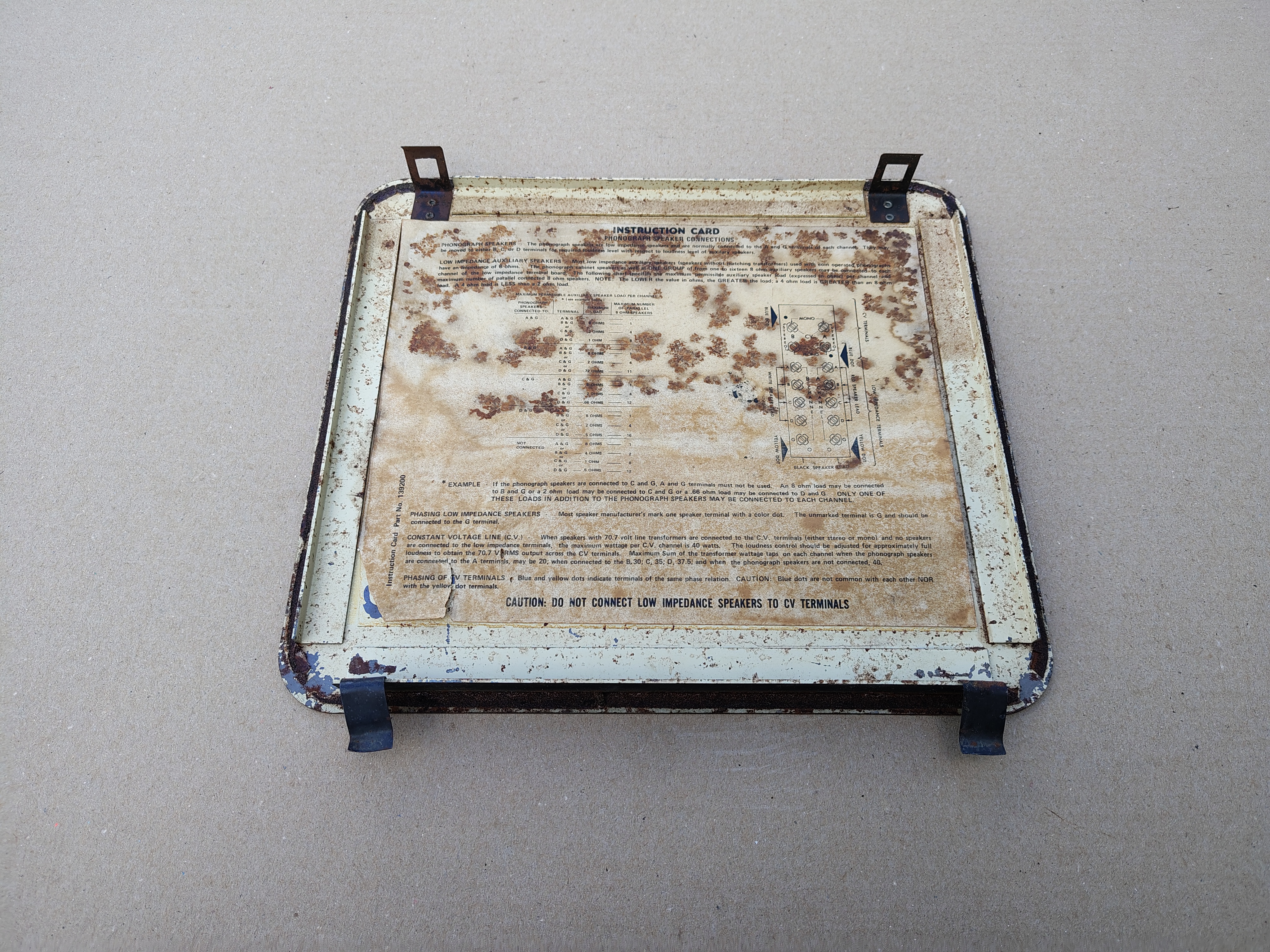 Back Door (Wurlitzer 3710/3700)