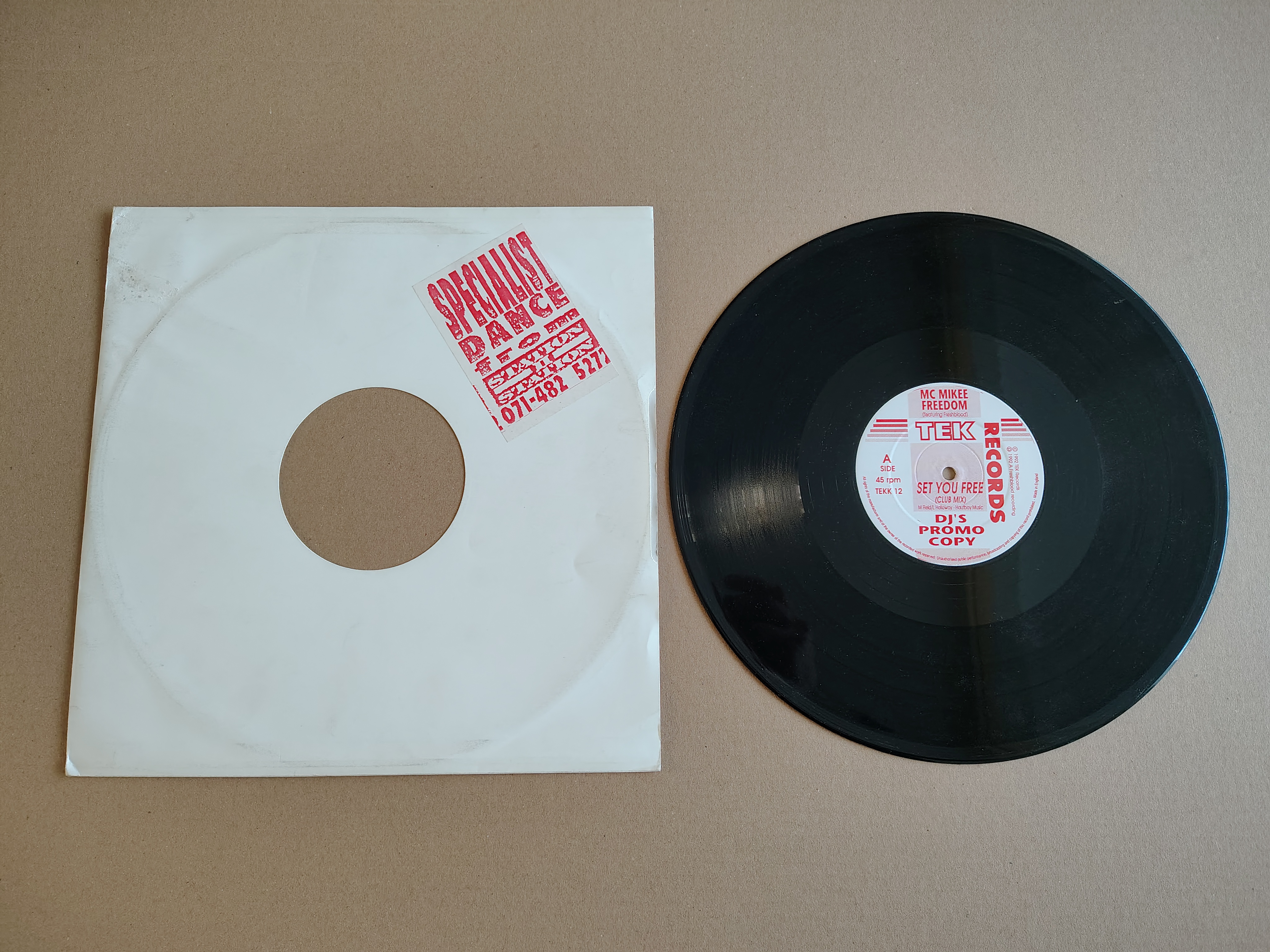 Vinyl LP: MC Mikee Freedom - Set You Free (1992) UK