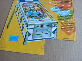 Flyer:  Gottlieb Domino (1968) Pinball