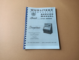 Service Manual Wurltizer Americana 3800 (1973) REPRO /NEW !!