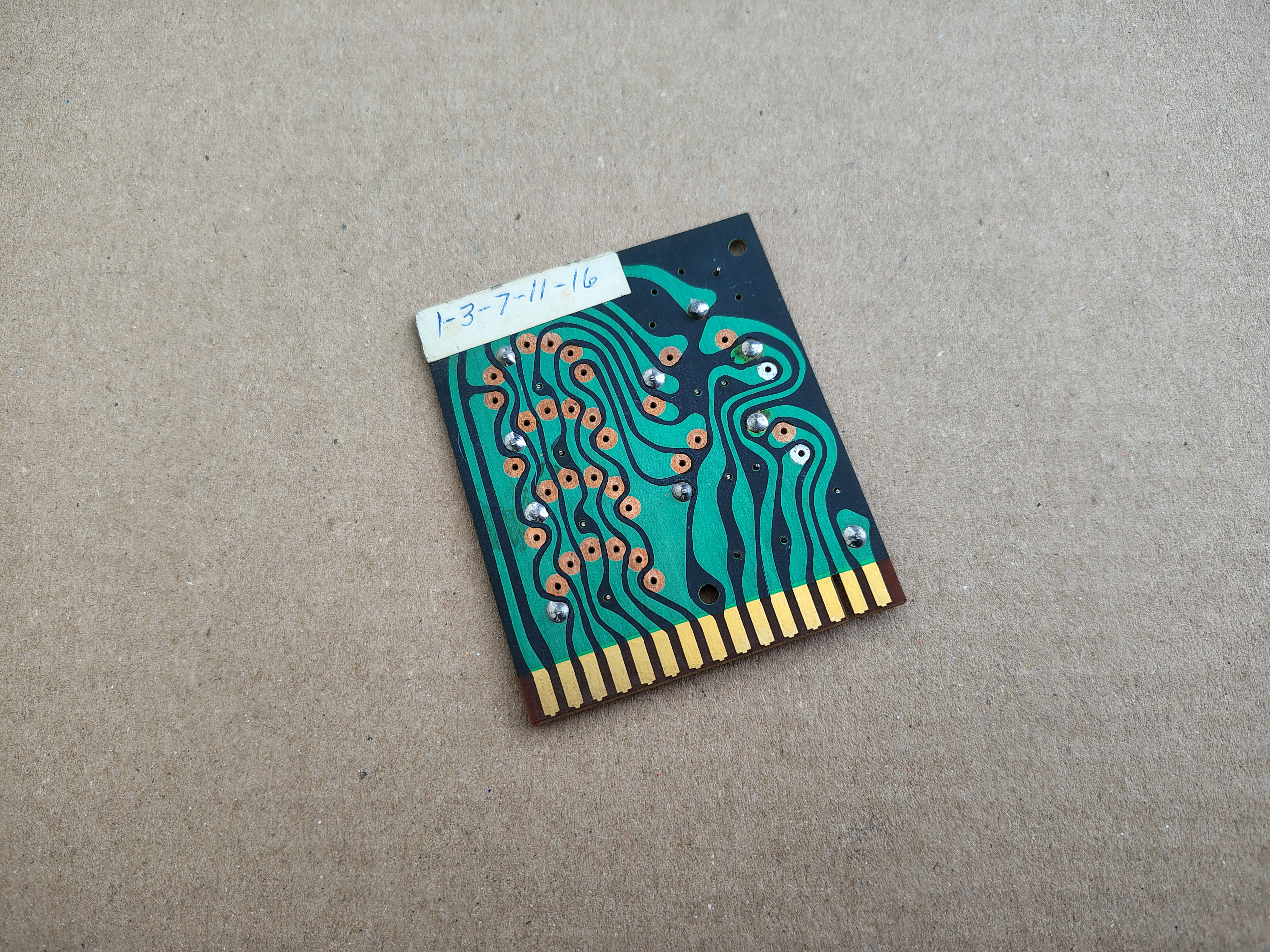 Selection Program Card (Wurlitzer Div)