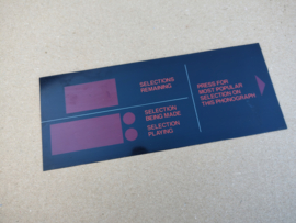 Digital Display/ Plastic Insert (Rowe-AMi/ R91)