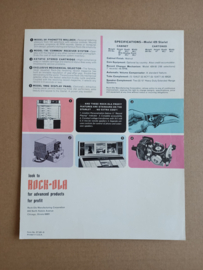 Flyer: Rock-ola 429 Starlet (1965) jukebox