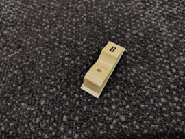 Push Button/ " B " (NSM Prestige) White
