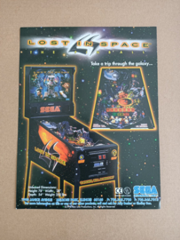 Flyer: Sega Lost In Space (1998) Flipperkast