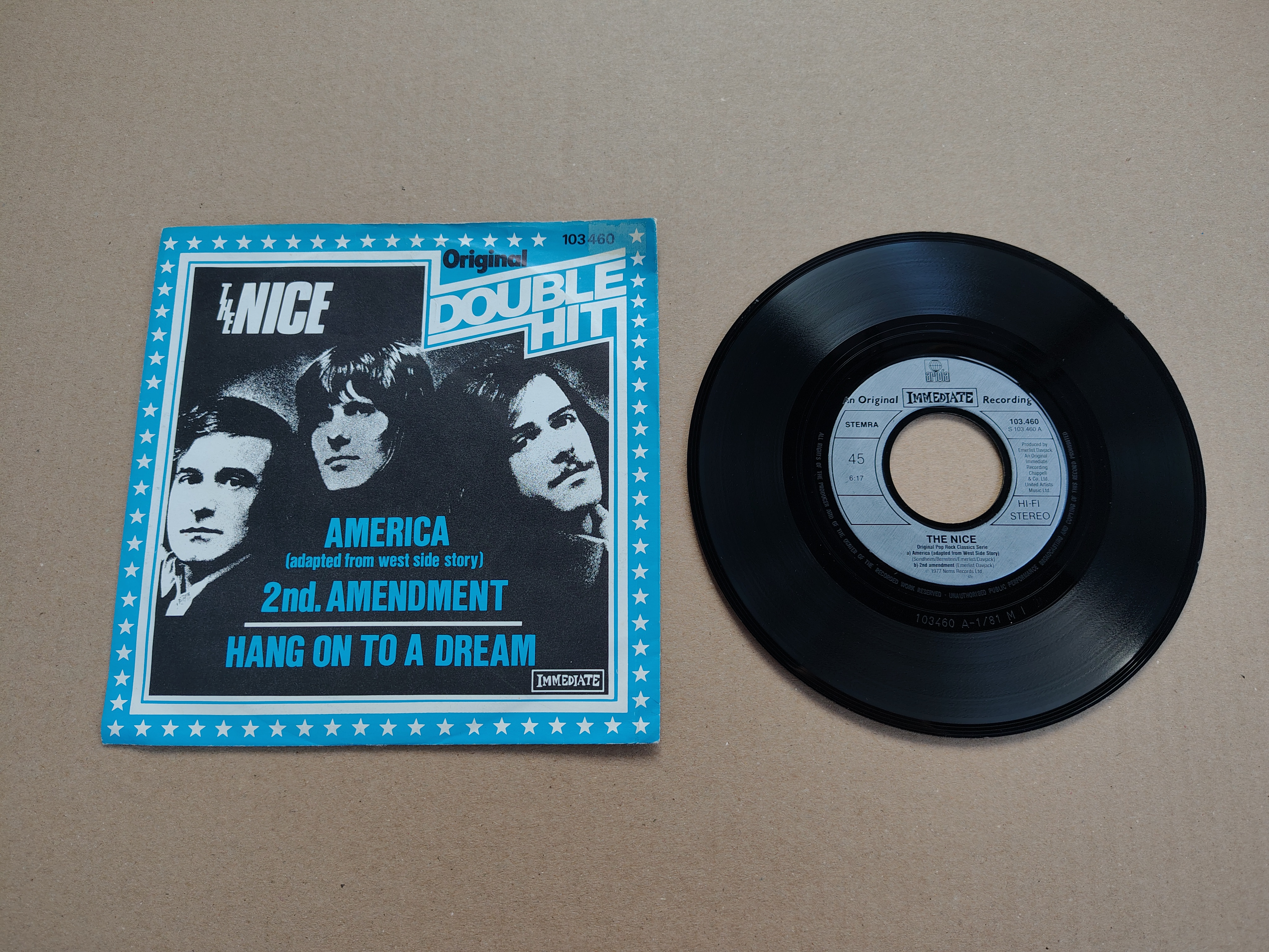 7" Single: The Nice - America (1981)
