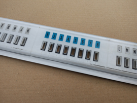 Push Button Panel/ Plastic (Seeburg Showcase)