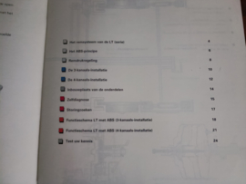 Handboek: Volkswagen LT/ ABS/ Constructie en werking 1994