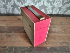 Single Opberg Koffertje: 45 RPM/ 7" Vinyl/ jaren 60/ vintage