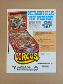 Flyer: Gottlieb Circus (1980) Flipperkast