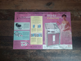 Flyer/ Folder  (Rock-Ola 1493 Princess) 1961