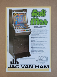 Flyer: JPM Fruit Man 1984 (Fruit automaat)