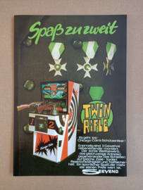 Flyer: Chicago Coin Twin Rifle (1971) Schietkast