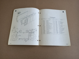 Parts Catalogus  (Rock-ola 448 &449) 1972