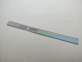 Your Host/ Plastic (Rowe-AMi Tropicana /JBM)