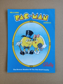 Flyer/ Folder: Bally Pac-Man (1982) Flipperkast