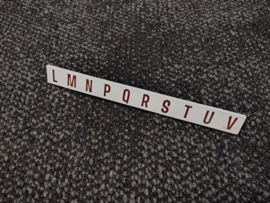 Selection Letter Strip "L-V" (Rowe-AMi/ JAO Diplomat)