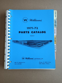Parts Catalogus: Williams - Arcade Games/ Boling enz (1971)