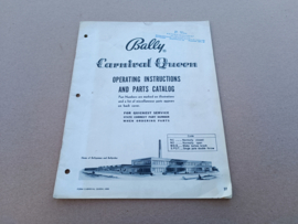 Installation Manual: Bally Carnival Queen (1958)  Bingo