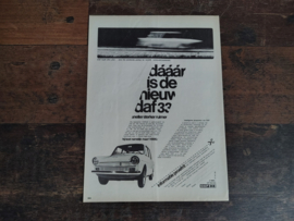 Reclame: DAF 33 / Variomatic (1968) 29 x 21 cm