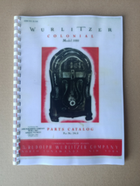 Parts Catalogus: (Wurlitzer 1080) 1947 New !! Repro !!