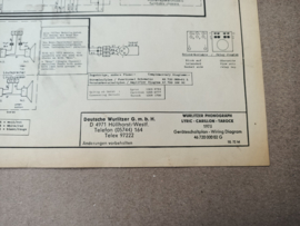 Wireles Diagram (Wurlitzer Lyric) 1973