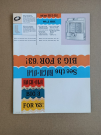 Flyer/ Folder: Rock-ola Rhapsody 100/ Capri 100 (1963) jukebox