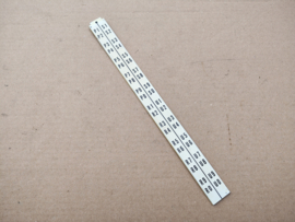 Program Holder Strip/ " P1 - R0 " (Wurlitzer 3100/3200)