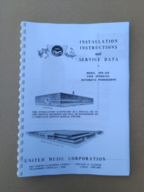 Service Manual: (United UPA-100) 1957 NEW!!!