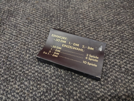 Pricing Plastic/ Germany (Seeburg/ Div)
