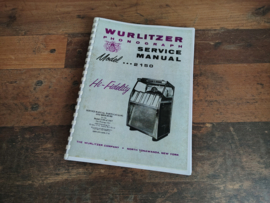 Service Manual (Wurlitzer 2150) Repro New !!!