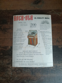 Flyer/ Folder: (Rock-ola 1455 /200 Selections (1956)