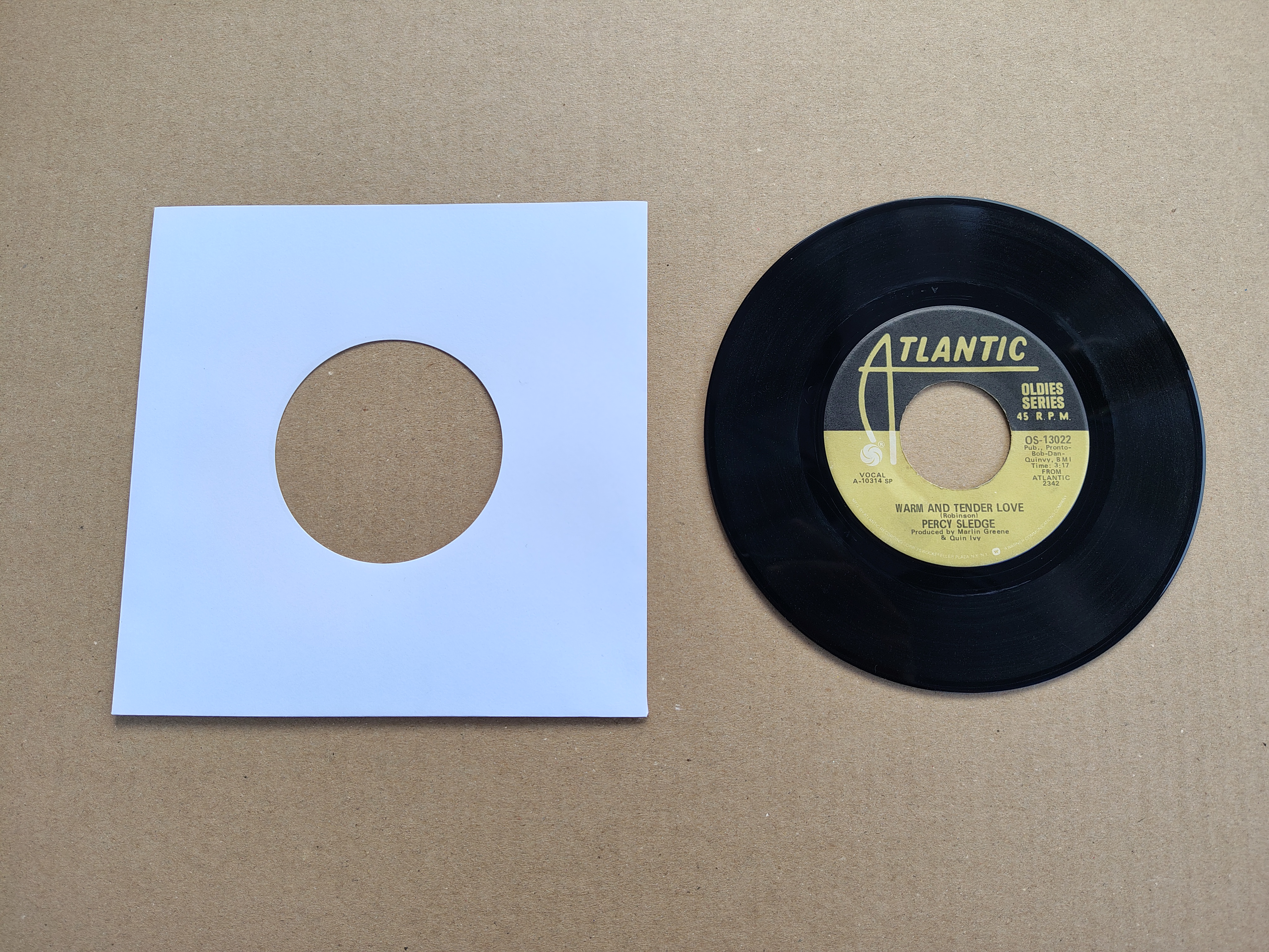 7" Single: Percy Sledge - Warm And Tender Love (1966) USA