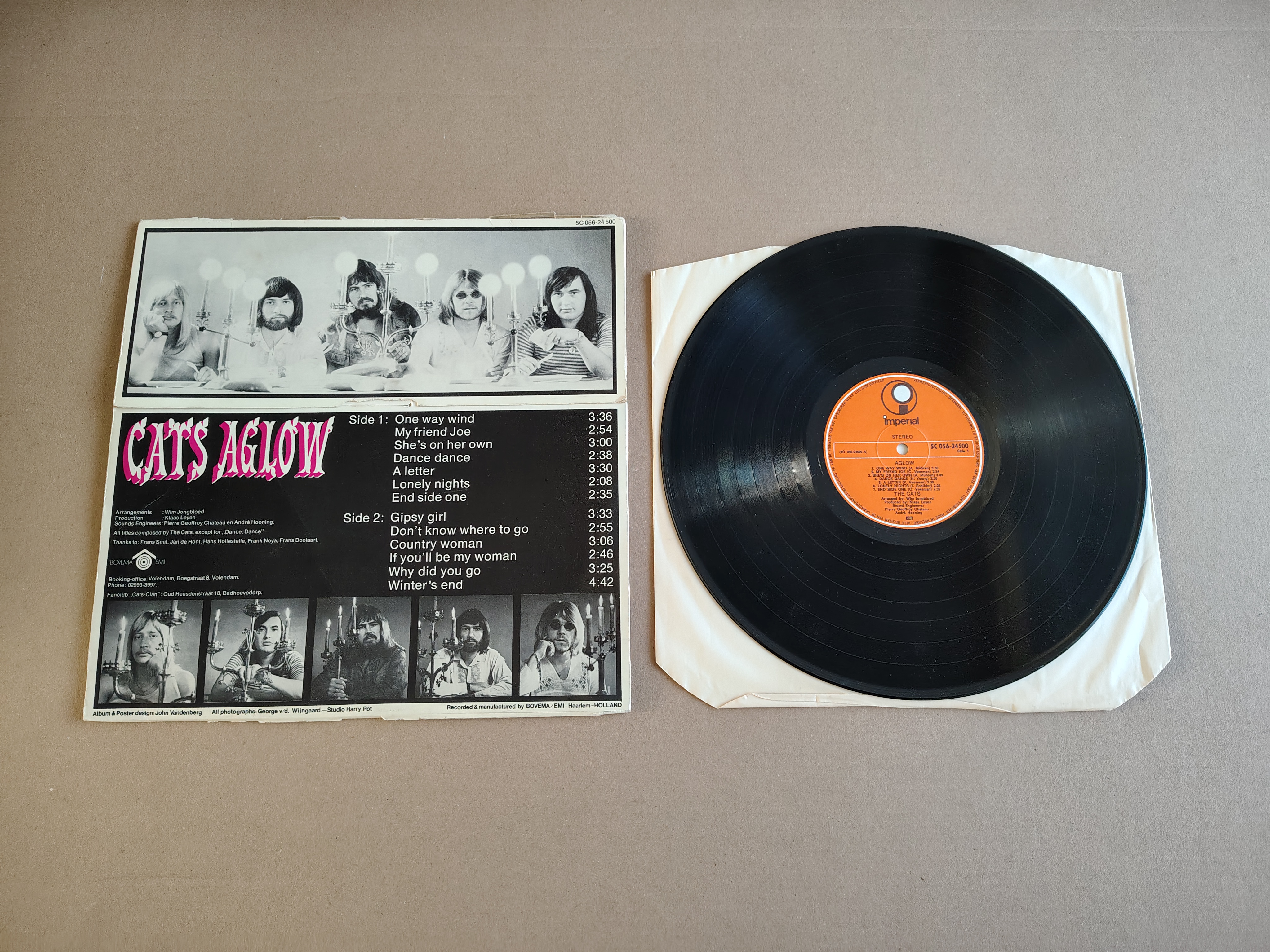 Vinyl LP: Cats - Aglow (1971)