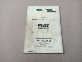 Instruction Book: Instructieboekje: Fiat 850E Special (1971) Belgium