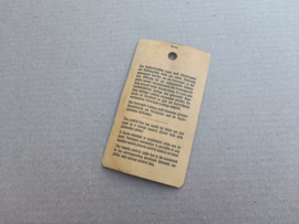 Instruction Card (NSM Prestige)