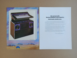 Flyer/ Folder: Rock-ola 454 (1974) jukebox