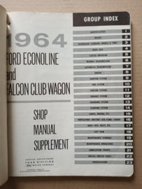 Shop Manual: Ford Econoline/ Falcon (1964) USA