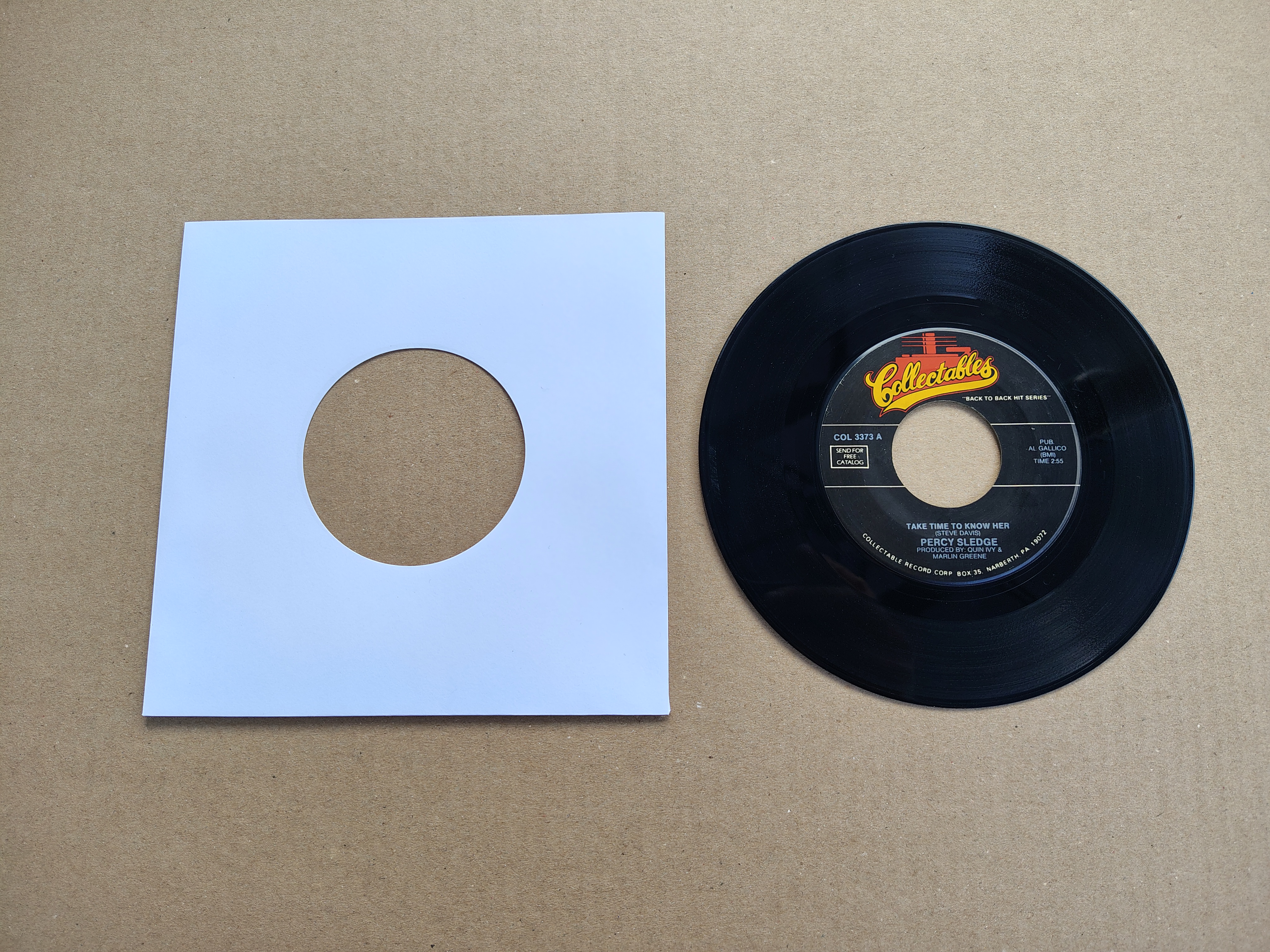 7" Single: Percy Sledge - Take Time To Know Her (1968) USA