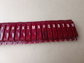 Pusch Buttons/ Letter/ Set (Rowe-AMi/ JAL200/Tropicana JBM)