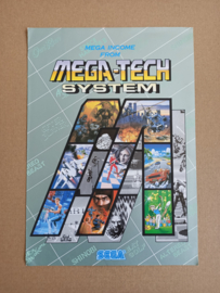 Flyer/ Folder: Video Game: Sega Mega-Tech System (1989)