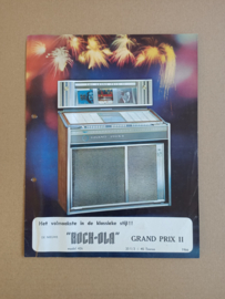 Flyer: Rock-ola 426 Grand-prix II (1966) jukebox