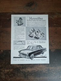 Reclame: Ford Versailles (1959) 29 x 21 cm