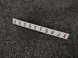 Selection Letter Strip "A-K" (Rowe-AMi / JAO Diplomat)
